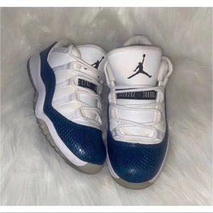 Navy Snakeskin 11 Lows Nike Air Jordan Retro 1.5Y PS